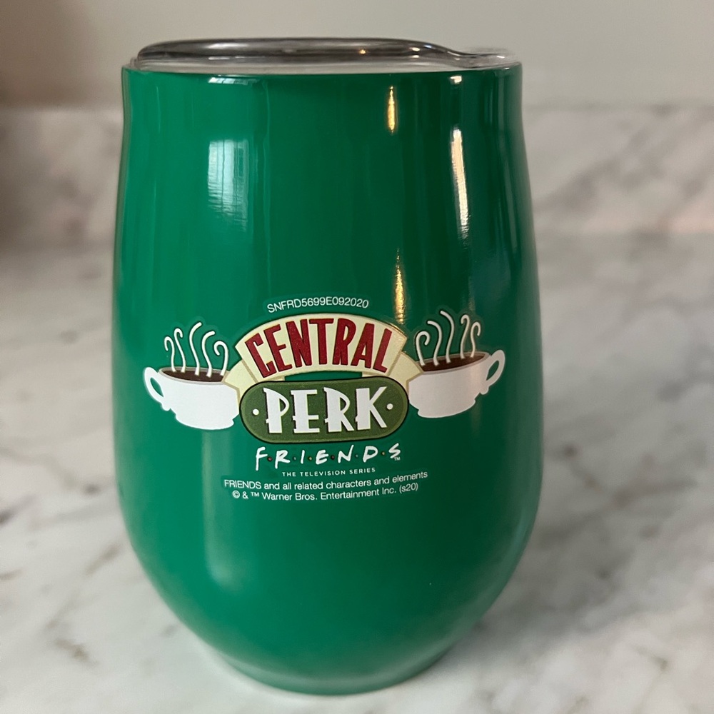 Central Perk FRIENDS Coffee Tumbler With Lid